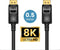 Displayport kabel 1.4 – 8K 60Hz – 4K 144 Hz - 32.4GBpb – Gecertificeerd – DP 1.4 Kabel - 0.5 Meter