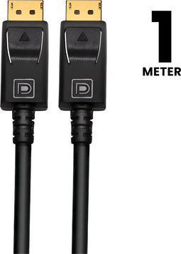 Displayport kabel 1.4 – 8K 60Hz – 4K 144 Hz - 32.4GBps – Gecertificeerd – DP 1.4 kabel - 1 Meter