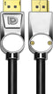 Displayport kabel 1.4 Zilver – 8K 60Hz – 4K 144 Hz - 32.4GBps – Displayport naar Displayport - Gecertificeerd – DP 1.4 kabel - 8 Meter
