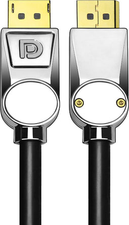 Displayport kabel 1.4 Zilver – 8K 60Hz – 4K 144 Hz - 32.4GBps – Displayport naar Displayport - Gecertificeerd – DP 1.4 kabel - 3 Meter
