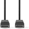 DisplayPort-Kabel - DisplayPort Male - DisplayPort Male - 8K@60Hz - Vernikkeld - 3.00 m - Rond - PVC - Zwart - Polybag