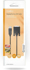 DisplayPort-Kabel - DisplayPort Male - DVI-D 24+1-Pins Male - 1080p - Vernikkeld - 2.00 m - Rond - PVC - Zwart - Doos