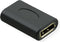 DisplayPort koppelstuk (v-v) - versie 1.2 (4K 60Hz) / zwart