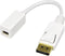 DisplayPort - Mini DisplayPort adapter - versie 1.1 (4K 30 Hz) / wit - 0,15 meter