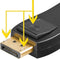 DisplayPort naar HDMI adapter - DP 1.1 / HDMI 1.3 (Full HD 1080p) / zwart