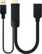 DisplayPort to HDMI Cable NANOCABLE 10.16.0205 20 cm Black 4K Ultra HD