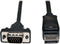 DisplayPort to VGA adapter Eaton 1,8 m Black