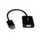 DisplayPort to VGA adapter Startech DP2VGA3X5 Black