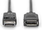DisplayPort verlengkabel - versie 1.2 (4K 60Hz) / zwart - 2 meter