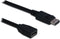 DisplayPort verlengkabel - versie 1.2 (4K 60Hz) / zwart - 2 meter