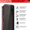 Displex Privacy Glass FC Screenprotector geschikt voor iPhone 14 - Transparant