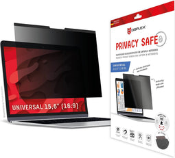 Displex Privacy Safe Magnetische Screenprotector Geschikt voor universele laptops van 15.6 inch (16:9)
