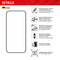 Displex Real Glass Full Cover Screenprotector geschikt voor iPhone 15 - Transparant