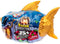 Dissectie Speelgoed - TREASURE X - Mega Haai - 30 cm - 35 verrassingen - Echte goudschat
