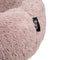 District 70 FUZZ - Hondenmand Comfortabel en Zacht Pluche - Lichtgrijs - Medium Ø 60 cm