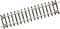 H0 Roco RocoLine (zonder ballastbed) 42411 Rechte rails 119 mm 12 stuk(s)