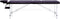 vidaXL - Massagetafel - inklapbaar - 3 - zones - aluminum - paars