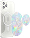PopSockets PopGrip - Telefoonbutton en Standaard compatibel met een magnetische ring voor iPhone 12 en hoger - Opal