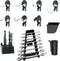 Raaco Super Clip Set - 53 stuks - Accessoires voor Super Clip Gereedschapsborden - Zwart
