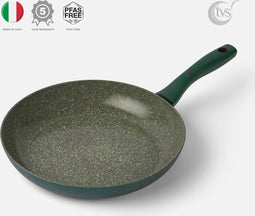 TVS ECO OK Keramische Koekenpan - PFAS-vrij - BPA-vrij - Ø30cm - Inductie - 100% gerecycled - Made in Italy - 5 jaar garantie - Groen