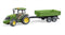 Bruder 2108 John Deere 5115 M - Tractor 1:16 - Kieptrailer - Groen Zwart Geel