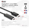 Club 3D - DisplayPort 1.4 naar HDMI Kabel - 4K120Hz 8K60Hz HDR10 - Zwart (3m)