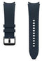 Samsung Watch Hybrid Leather Band - Geschikt voor Galaxy Watch6 (Classic) - Zweetbestendig - Donkerblauw (M/L)