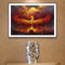 DIY 5D Diamond Painting Kit, Puzzle, Full Diamond Embroidery Cross Stitch Arts Craft Supply for Home Wall Decor, Phoenix (12X16inch/30X40CM)