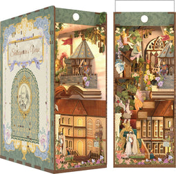 DIY Book Nook Boekensteun Shakespear's Verse inclusief Dust-cover, Tone-Cheer, TQ129, 18 x 9,8 x 24,5 cm4