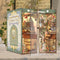 DIY Book Nook Boekensteun Shakespear's Verse inclusief Dust-cover, Tone-Cheer, TQ129, 18 x 9,8 x 24,5 cm4