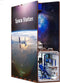 DIY Book Nook Boekensteun Space Station Bookend, Tone-Cheer, TQ124, 18x8x24,5cm