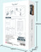 DIY Book Nook Boekensteun The Steam Age, Tonecheer, TQ125, 18x8x24,5cm