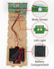DIY Book Nook Boekensteun The Steam Age, Tonecheer, TQ125, 18x8x24,5cm
