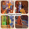 DIY Book Nook Boekensteun Vincent's World, Tone-Cheer, TQ113, 18x8x24,5cm