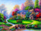 DIY | Diamond Painting Landschappen - Set van 4