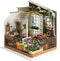 DIY Miniatuur kamer, h: 21 cm, b: 19,5 cm, 1 stuk