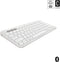 Logitech Pebble Keys 2 K380s - Draadloos Toetsenbord - Bluetooth - Tonal White