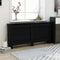 vidaXL Radiatorombouw 152x19x81 cm MDF antraciet