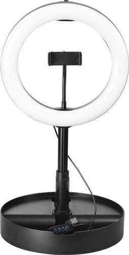Hama Led-ringlamp "SpotLight FoldUp 102 ", set v. smartphones, vouwbaar, 10,2“