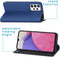 iMoshion Hoesje Geschikt voor Samsung Galaxy A33 Hoesje Met Pasjeshouder - iMoshion Slim Folio Bookcase - Donkerblauw