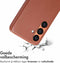 Accezz Samsung Galaxy S24 - Back Cover - Geschikt voor MagSafe - Bruin