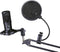 Easypix MyStudio Podcast - Condensatormicrofoon met boomarm en hoofdtelefoon - USB