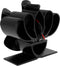 YL-201 4-bladige open haardventilator Kachelventilator Verwarmde ventilator Warmte-aangedreven Eco-ventilator