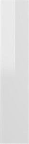 vidaXL - Wandschoenenkasten - 2 - st - 60x18x90 - cm - bewerkt - hout - hoogglans - wit