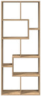 vidaXL - Kamerscherm - / - boekenkast - 67x25x161,5 - cm - hout - artisanaal - eiken