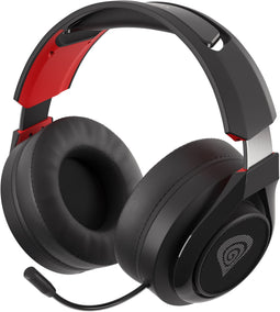 Genesis Selen 400 - Draadloze On-ear Koptelefoon - 50 mm driver - Rood/Zwart