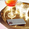 iMoshion Hoesje Geschikt voor Samsung Galaxy A34 (5G) Hoesje Siliconen - iMoshion Design hoesje - Zwart / Stars Gold