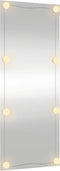 vidaXL - Wandspiegel - met - LED's - rechthoekig - 40x100 - cm - glas