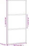vidaXL - Schuifdeur - 102,5x205 - cm - gehard - glas - en - aluminium - zwart