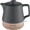 Concept RK0062 - Keramische Waterkoker 1L - 1200W - Antraciet met Houtstructuur